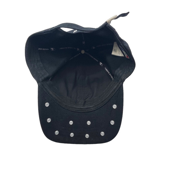 New York Yankees MLB Baseball Metal Logo & Stars Studs On Bill Snapback Cap/Hat - Picture 6 of 8